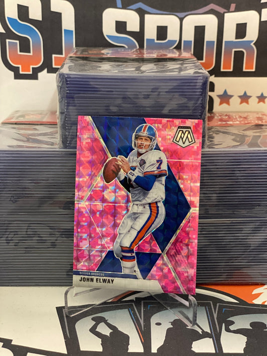 2020 Panini Mosaic (Pink Camo Prizm) John Elway #67