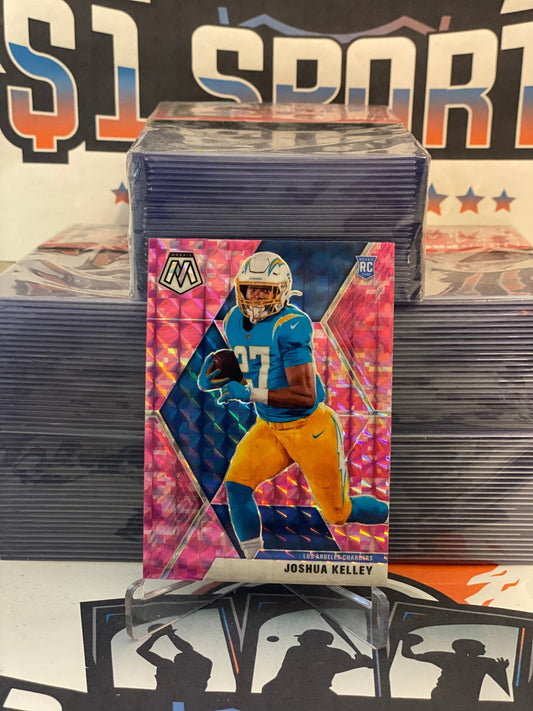 2020 Panini Mosaic (Pink Camo Prizm) Joshua Kelley Rookie #234