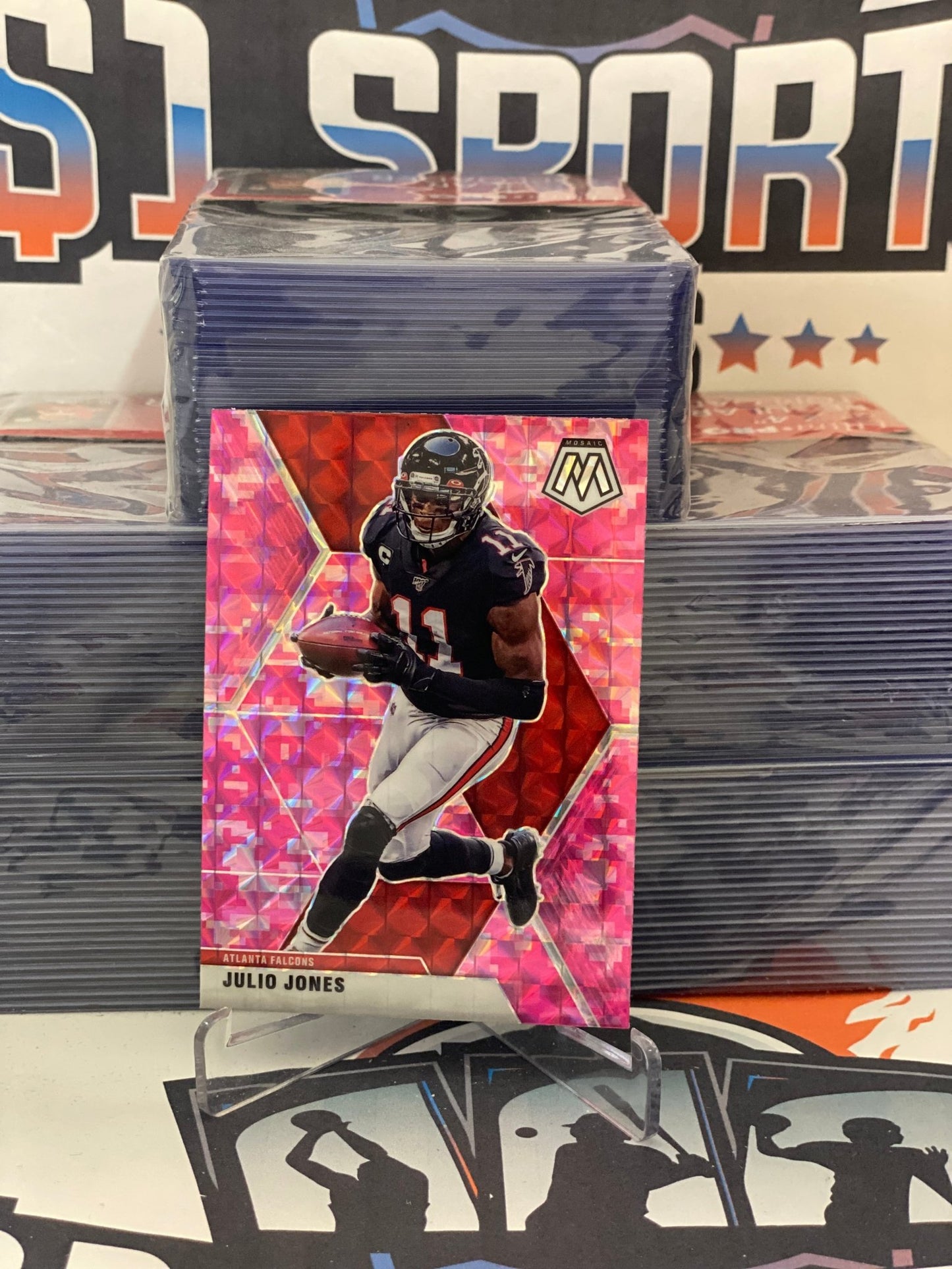 2020 Panini Mosaic (Pink Camo Prizm) Julio Jones #15