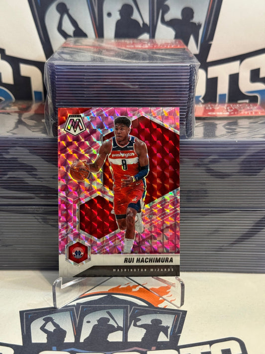 2020 Panini Mosaic (Pink Camo Prizm) Rui Hachimura #161