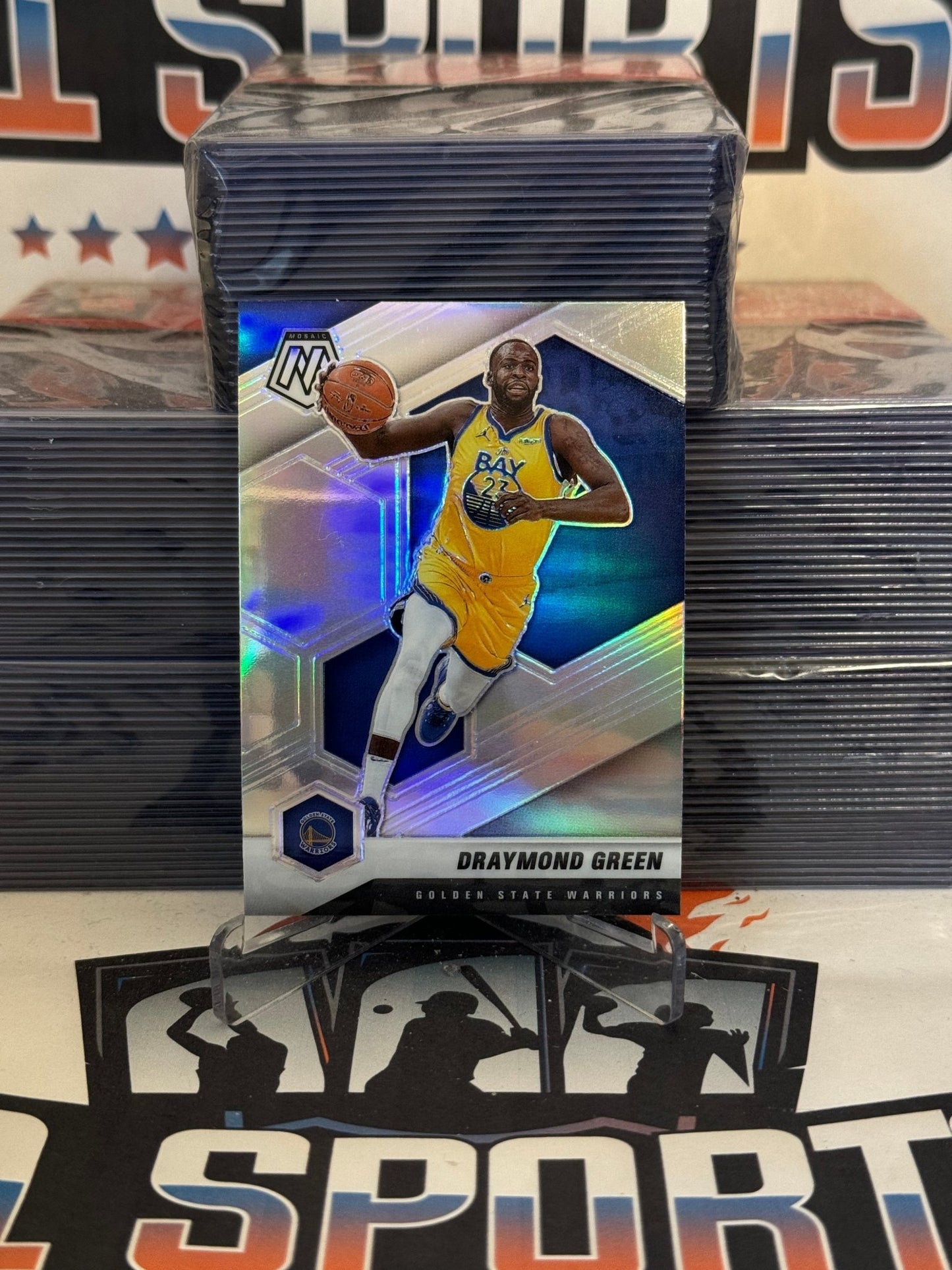 2020 Panini Mosaic (Silver Prizm) Draymond Green #55