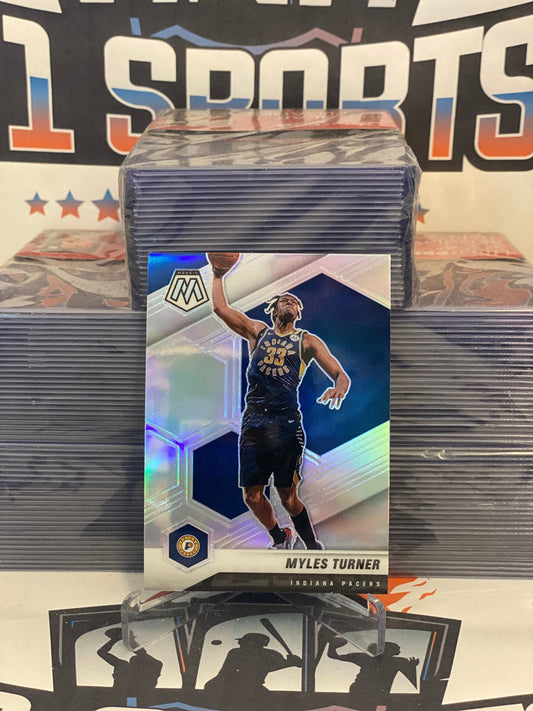 2020 Panini Mosaic (Silver Prizm) Myles Turner #25