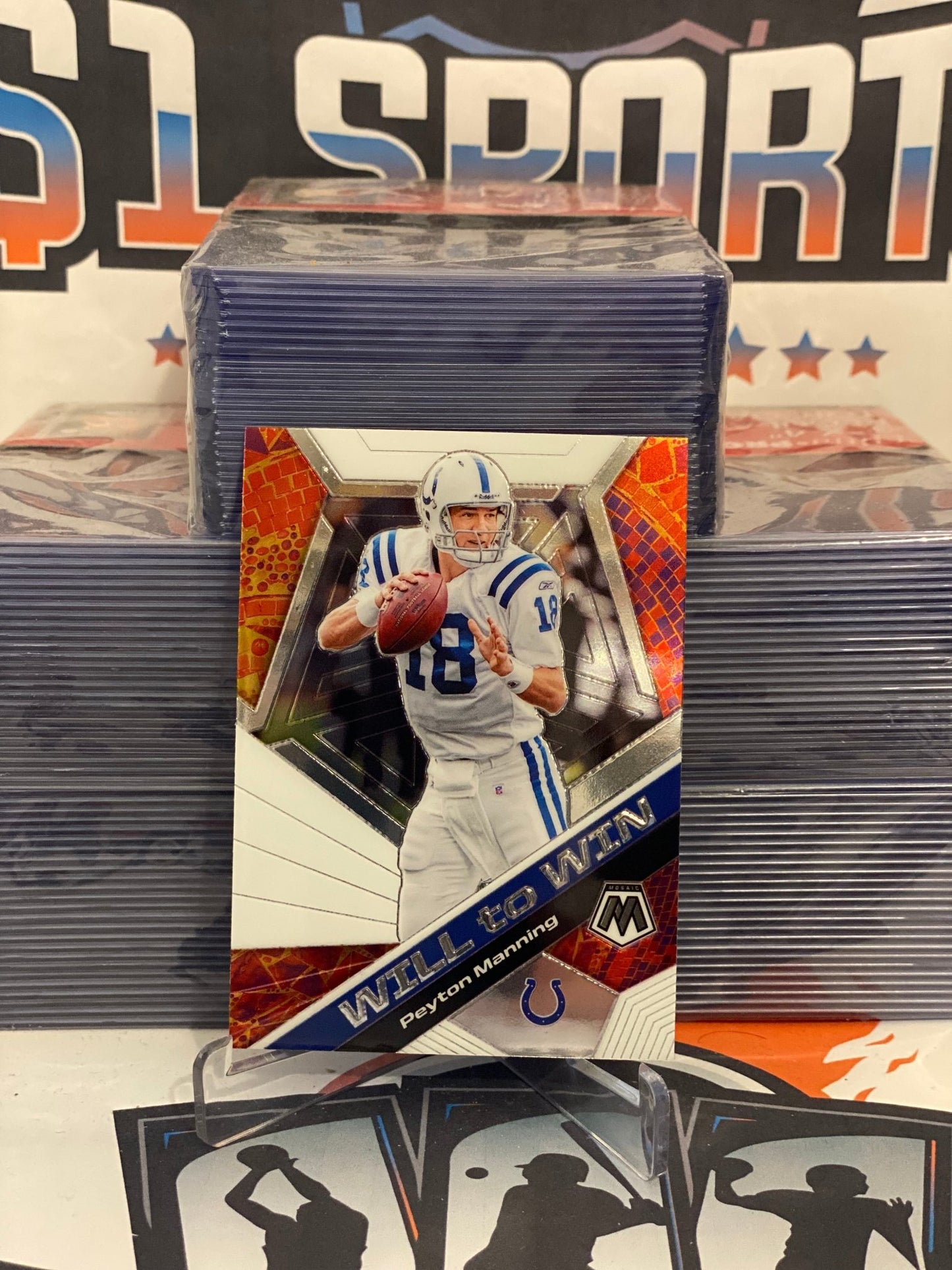 2020 Panini Mosaic (Will to Win) Peyton Manning #WW16