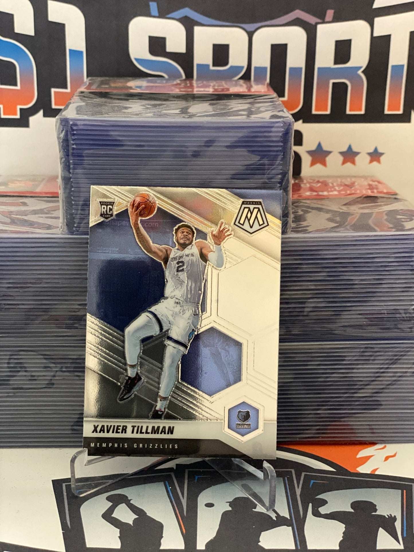 2020 Panini Mosaic Xavier Tillman #213