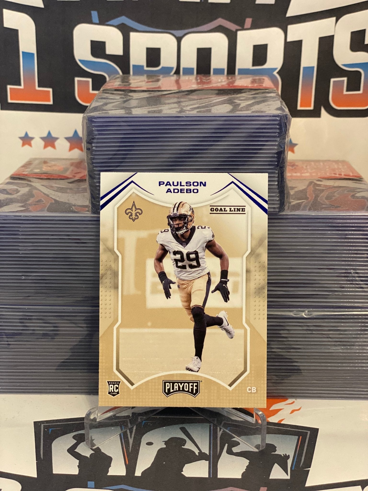 2020 Panini Playoff (Goal Line) Paulson Adebo Rookie #274 – $1