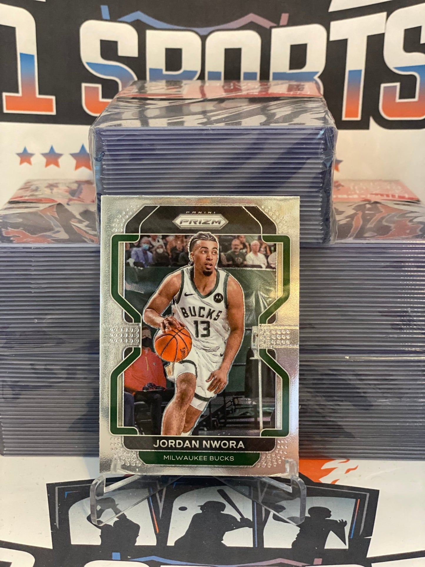 2020 Panini Prizm (2nd Year) Jordan Nwora #80