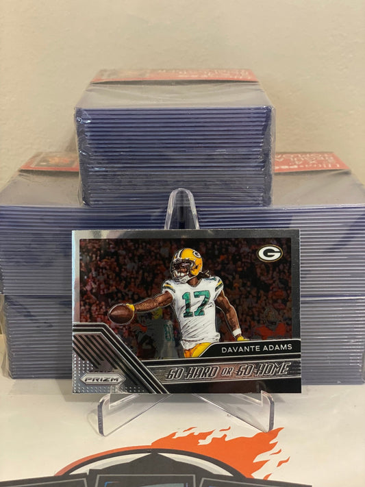 2020 Panini Prizm DaVante Adams (Go Hard or Go Home) #8
