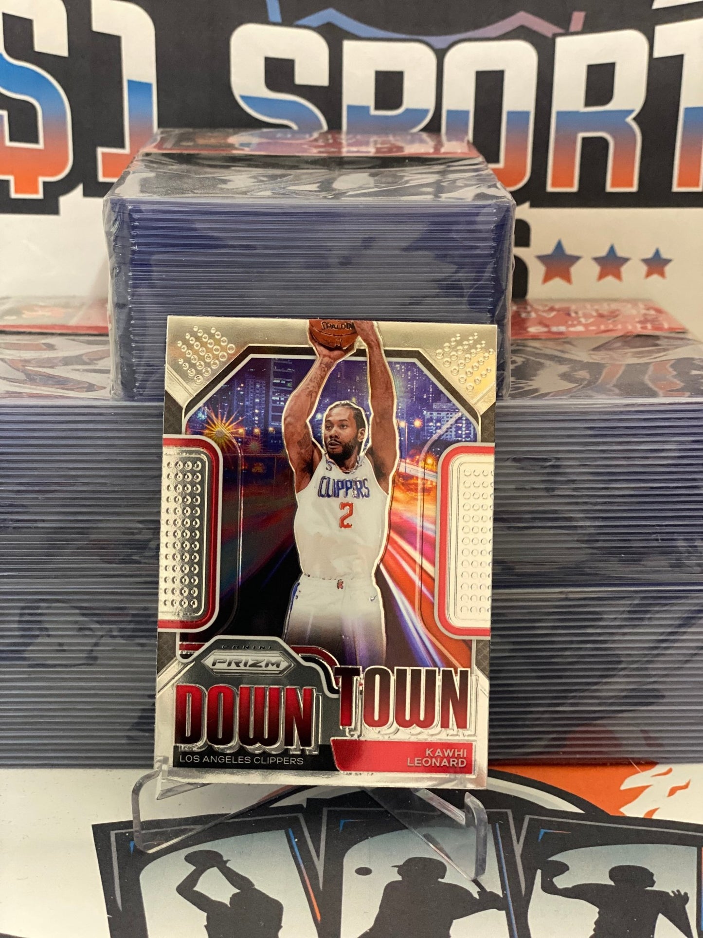 2020 Panini Prizm (Downtown) Kawhi Leonard #14
