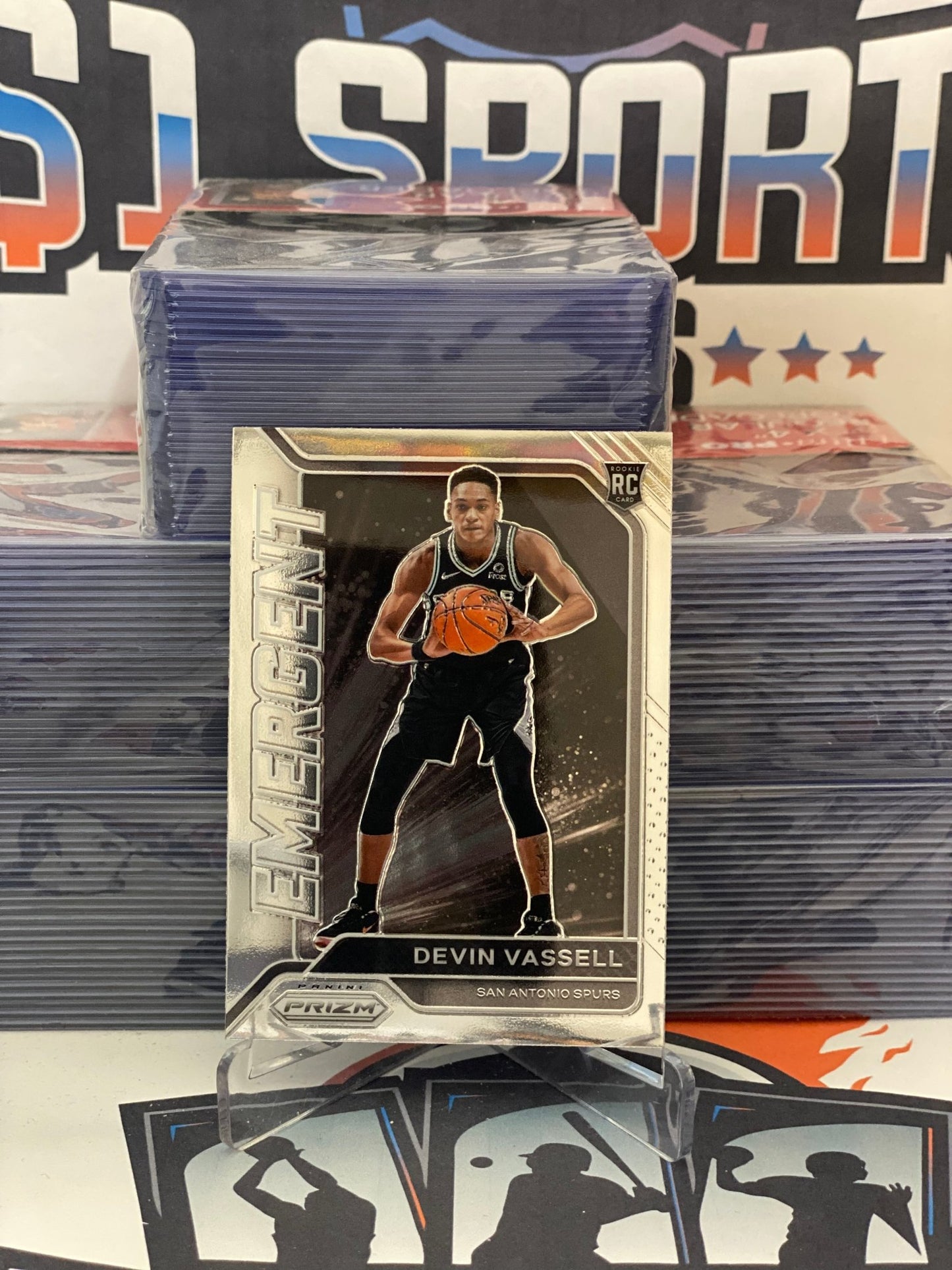 2020 Panini Prizm (Emergent) Devin Vassell Rookie #19