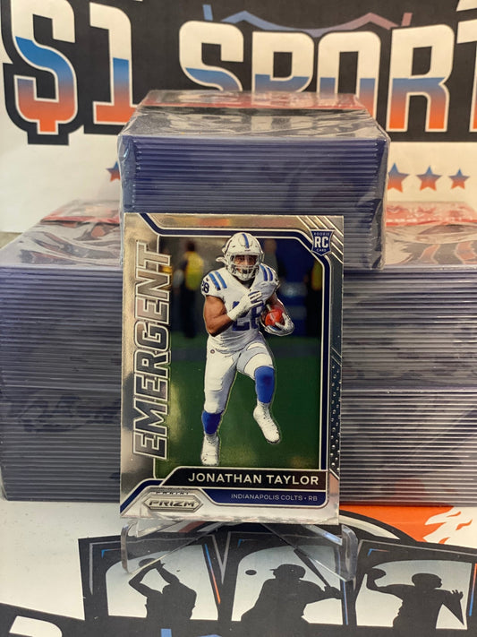 2020 Panini Prizm (Emergent) Jonathan Taylor Rookie #4