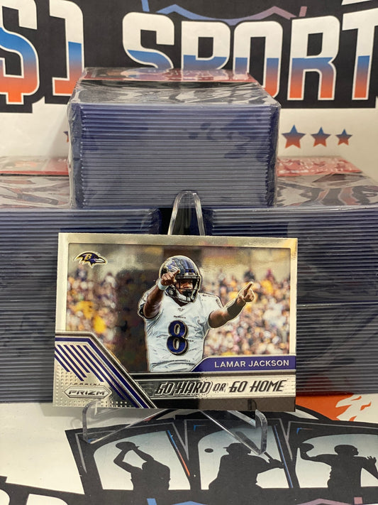 2020 Panini Prizm (Go Hard or Go Home) Lamar Jackson #2