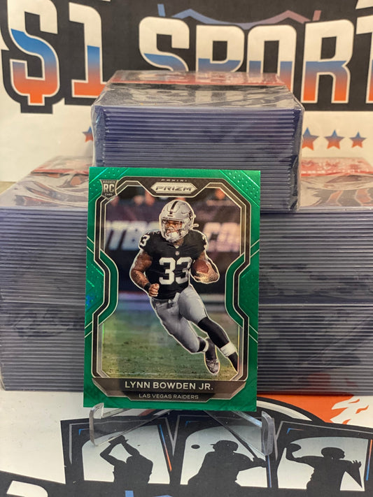 2020 Panini Prizm (Green Prizm) Lynn Bowden Jr. Rookie #374
