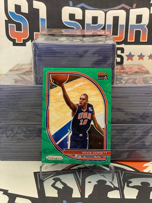 2020 Panini Prizm (Green Prizm, USAB) Kevin Garnett #4