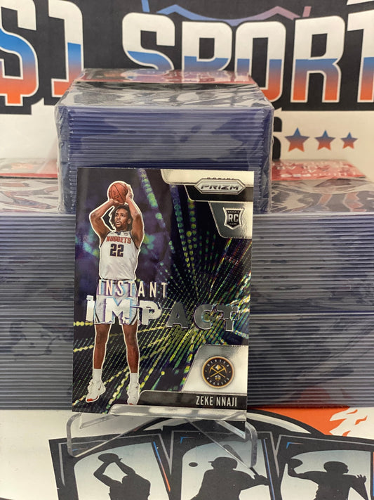 2020 Panini Prizm (Instant Impact) Zeke Nnaji Rookie #8