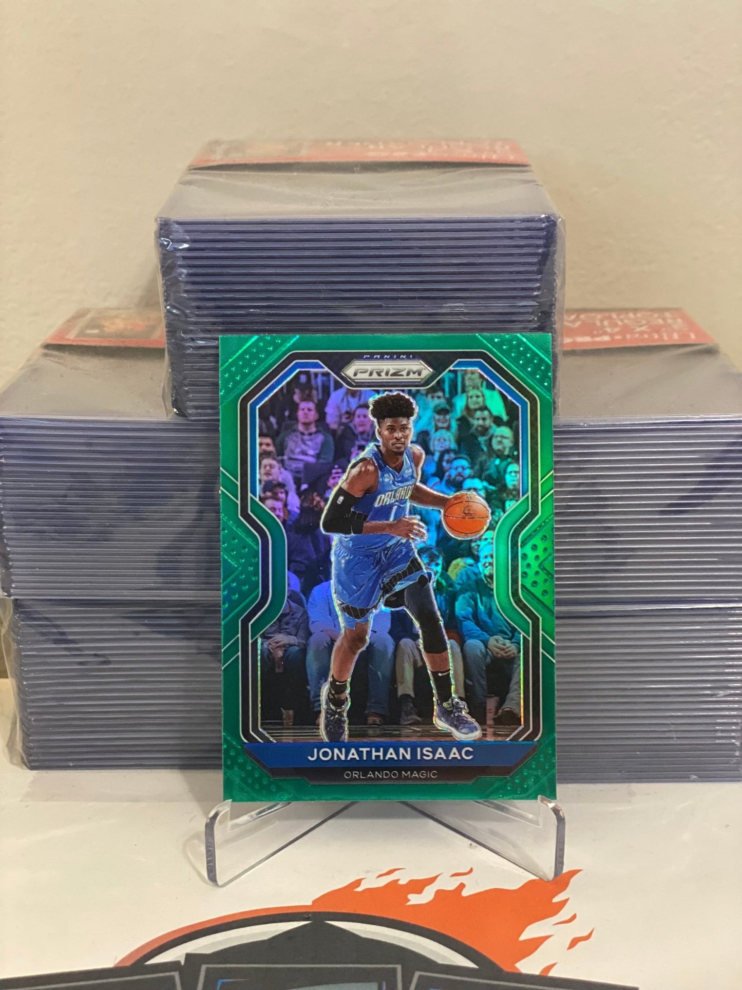 2020 Panini Prizm Jonathan Issac (Green Prizm) #250