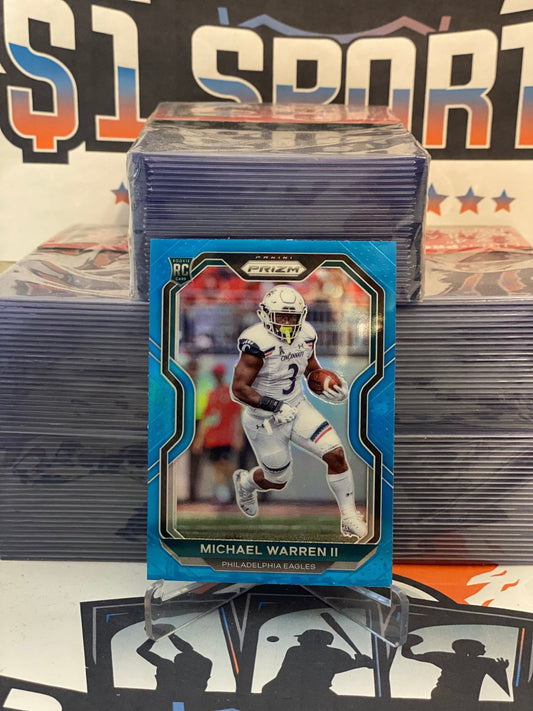 2020 Panini Prizm (Light Blue Prizm) Michael Warren II Rookie #345