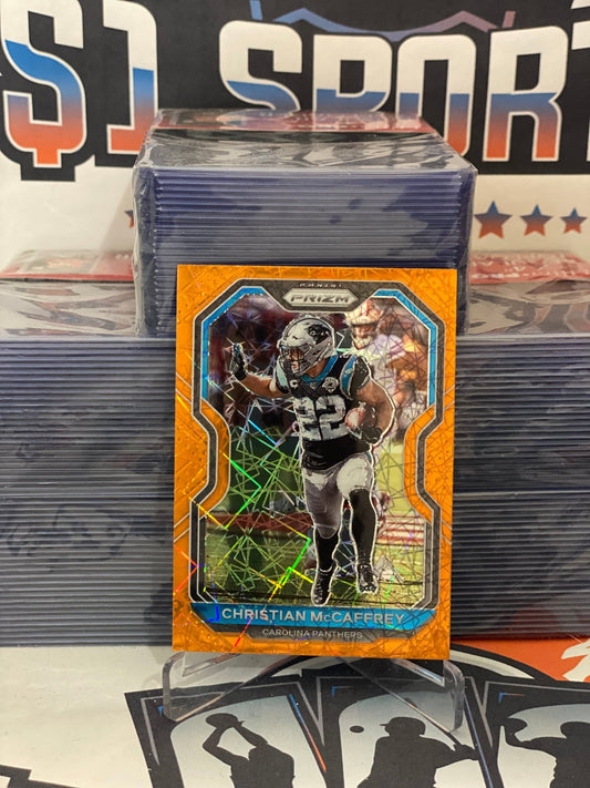 2020 Panini Prizm (Orange Laser Prizm) Christian McCaffrey #237