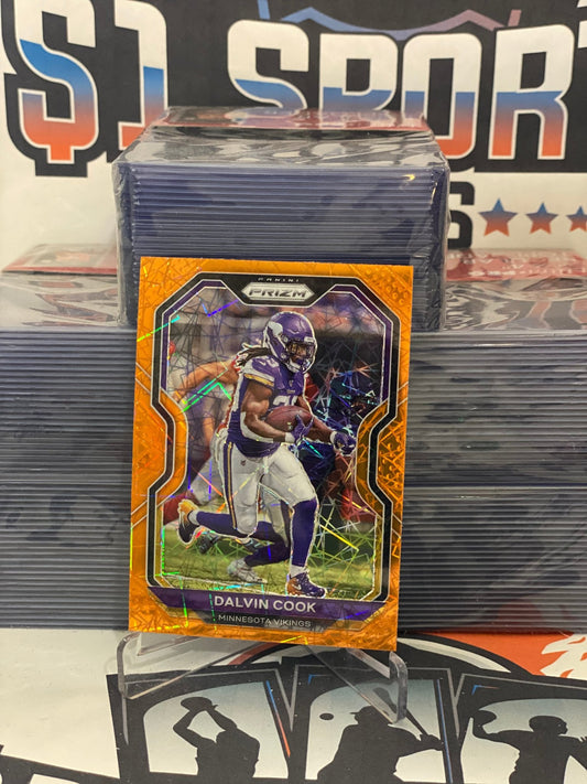 2020 Panini Prizm (Orange Laser Prizm) Dalvin Cook #218