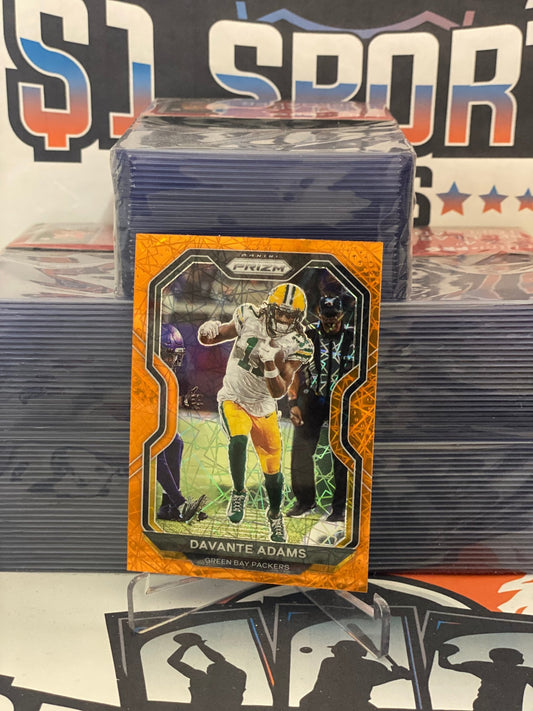 2020 Panini Prizm (Orange Laser Prizm) DaVante Adams #205