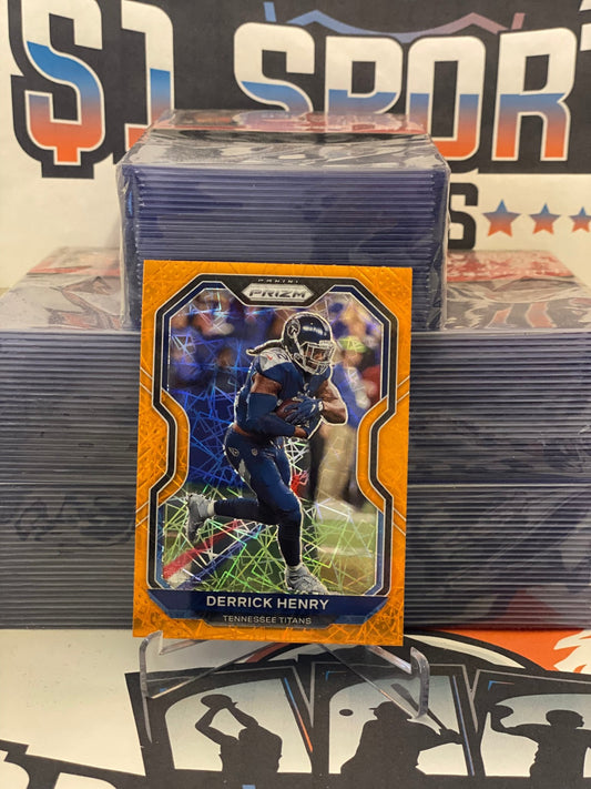 2020 Panini Prizm (Orange Laser Prizm) Derrick Henry #103