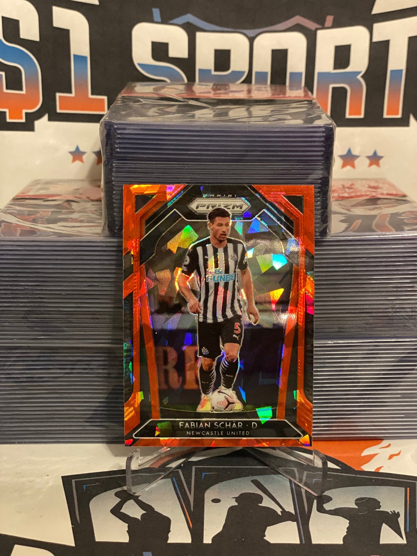 2020 Panini Prizm Premier League (Red Ice Prizm) Fabian Schar #227