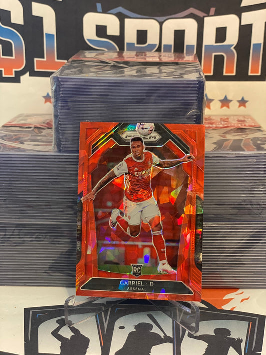 2020 Panini Prizm Premier League (Red Ice Prizm) Gabriel Rookie #35