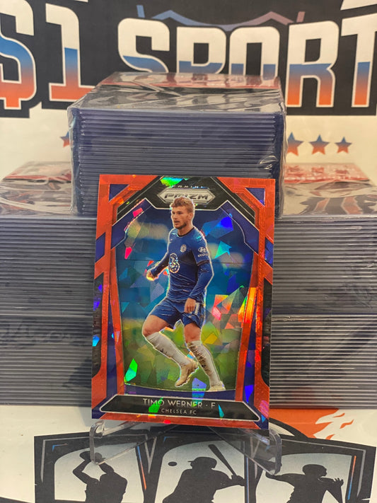 2020 Panini Prizm Premier League (Red Ice Prizm) Timo Werner #225