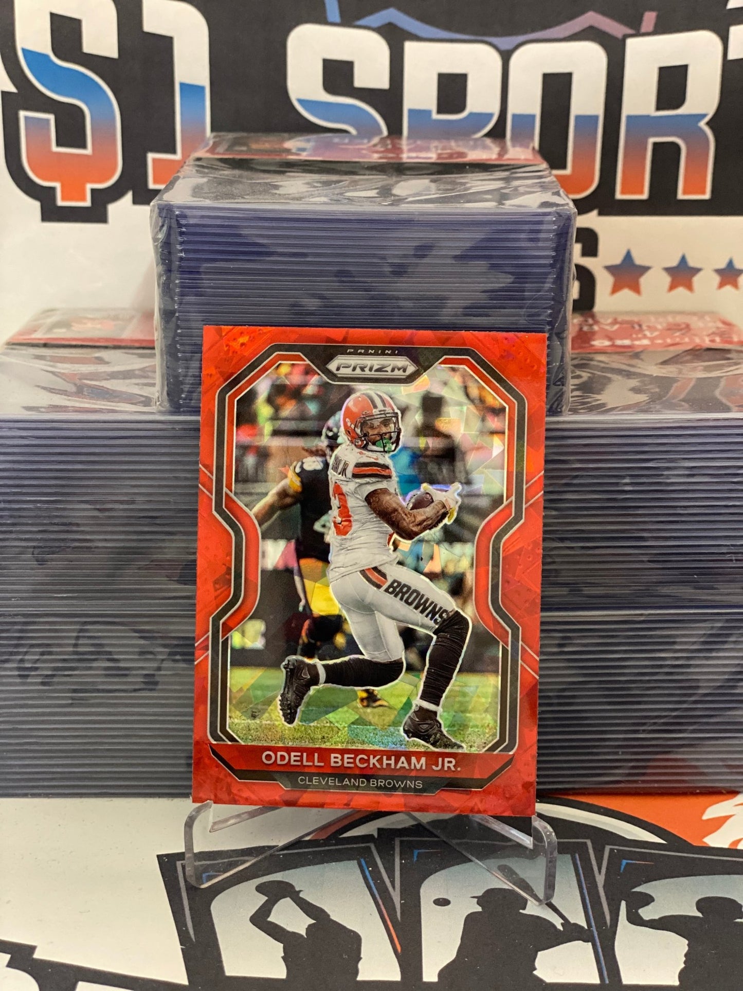 2020 Panini Prizm (Red Ice Prizm) Odell Beckham Jr. #57