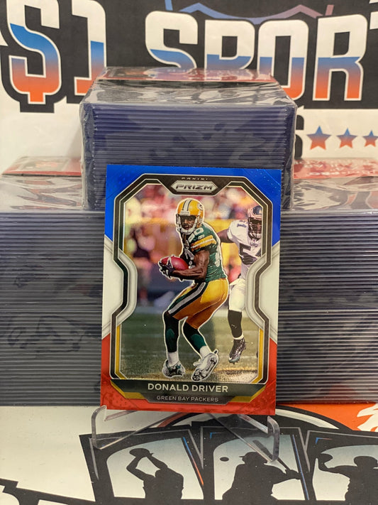 2020 Panini Prizm (Red White Blue Prizm) Donald Driver #214