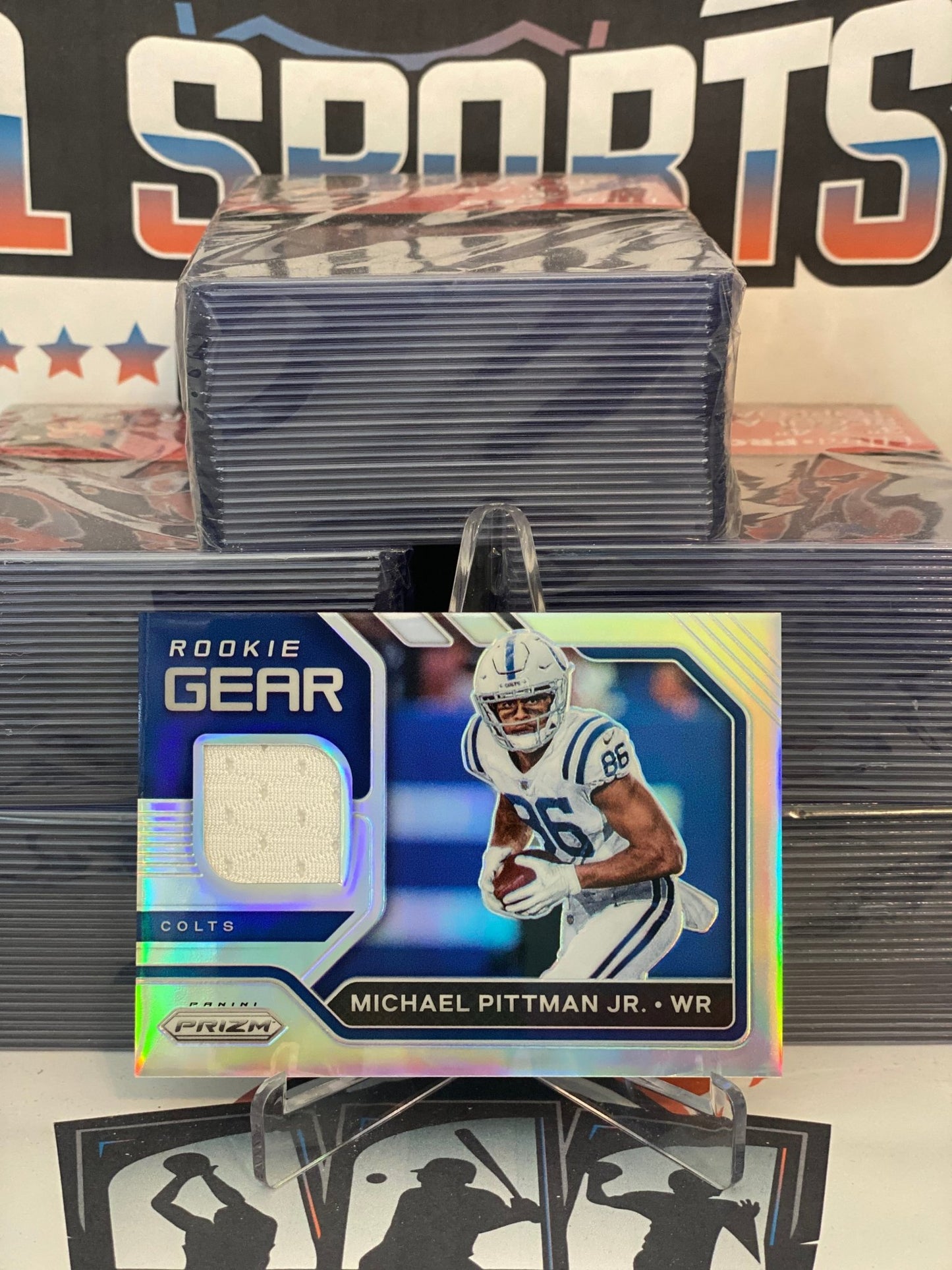 2020 Panini Prizm (Rookie Gear Relic) Michael Pittman Jr. Rookie #14