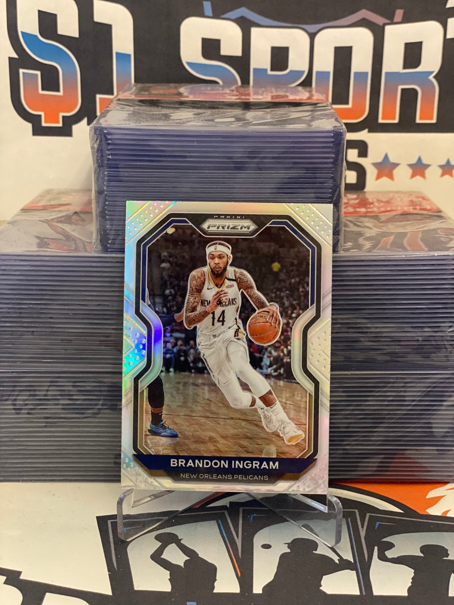 2020 Panini Prizm (Silver Prizm) Brandon Ingram #145