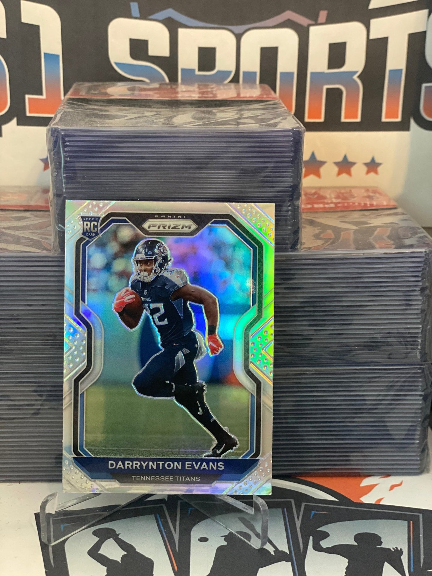 2020 Panini Prizm (Silver Prizm) Darrynton Evans Rookie #396