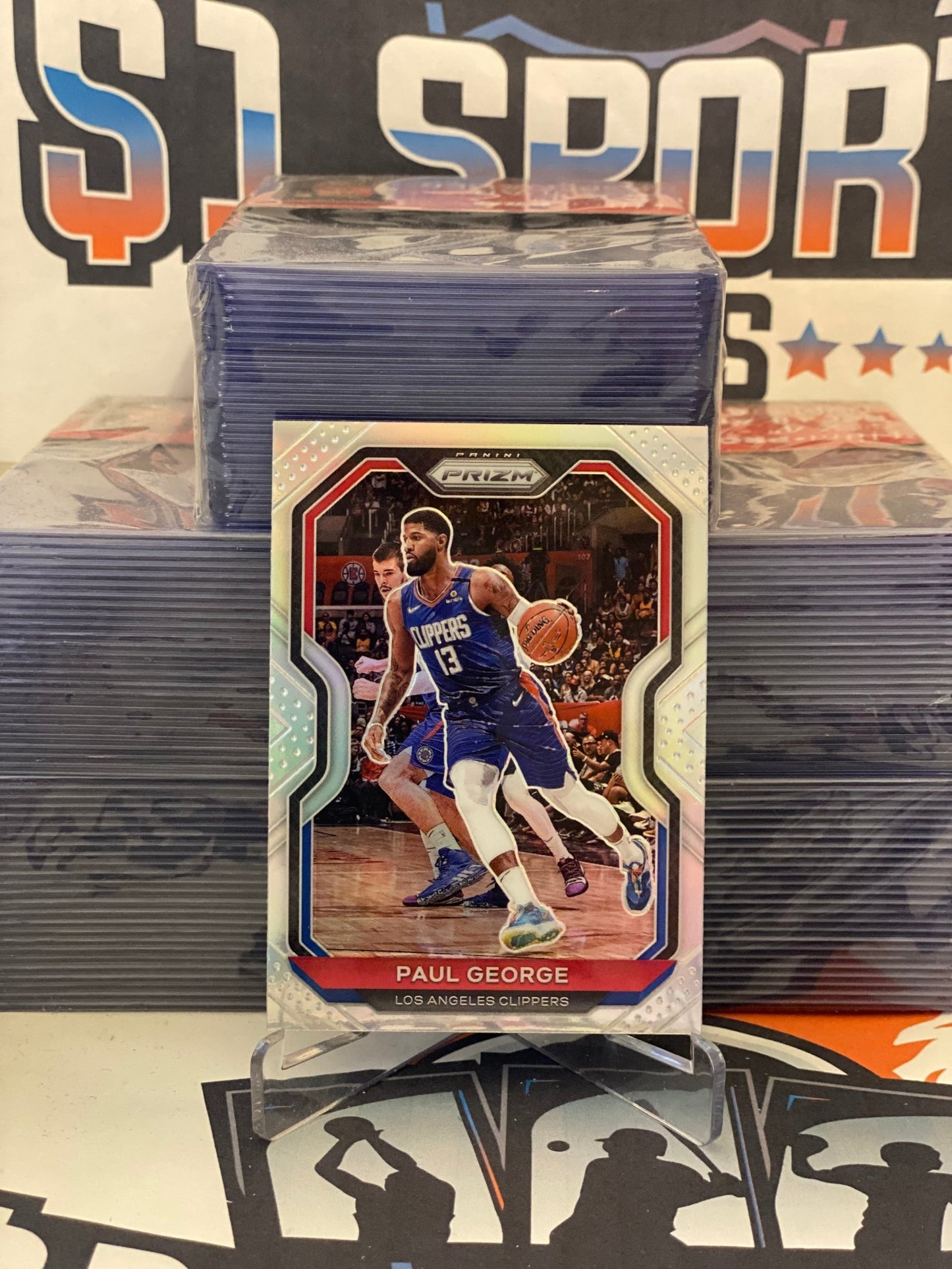 2020 Panini Prizm (Silver Prizm) Paul George #14