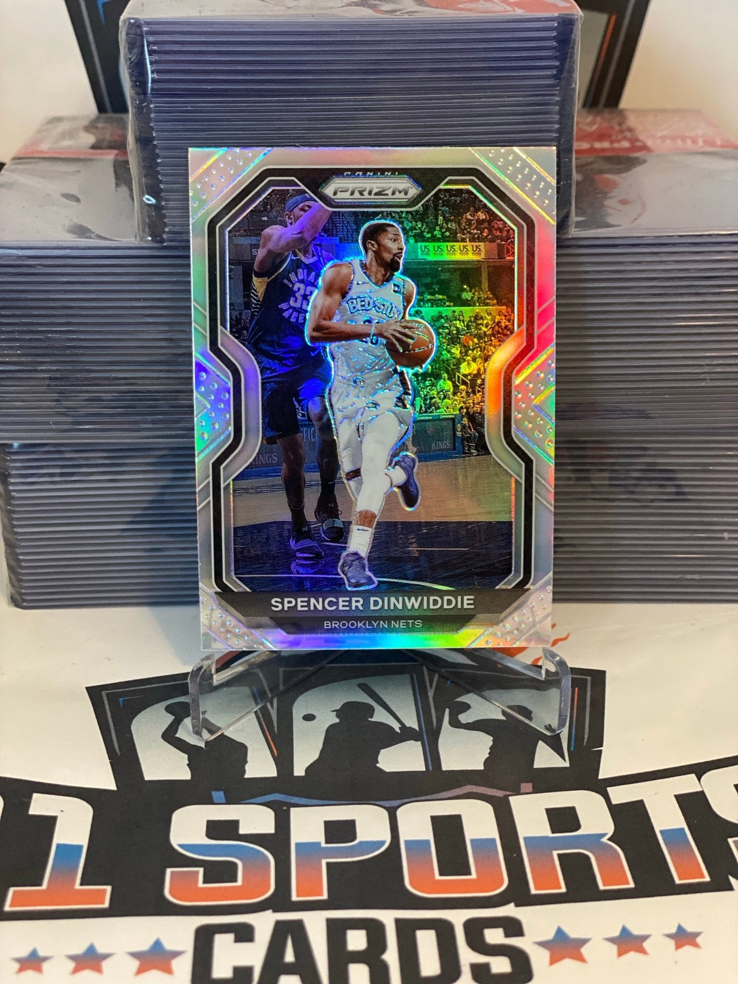 2020 Panini Prizm (Silver Prizm) Spencer Dinwiddie #12