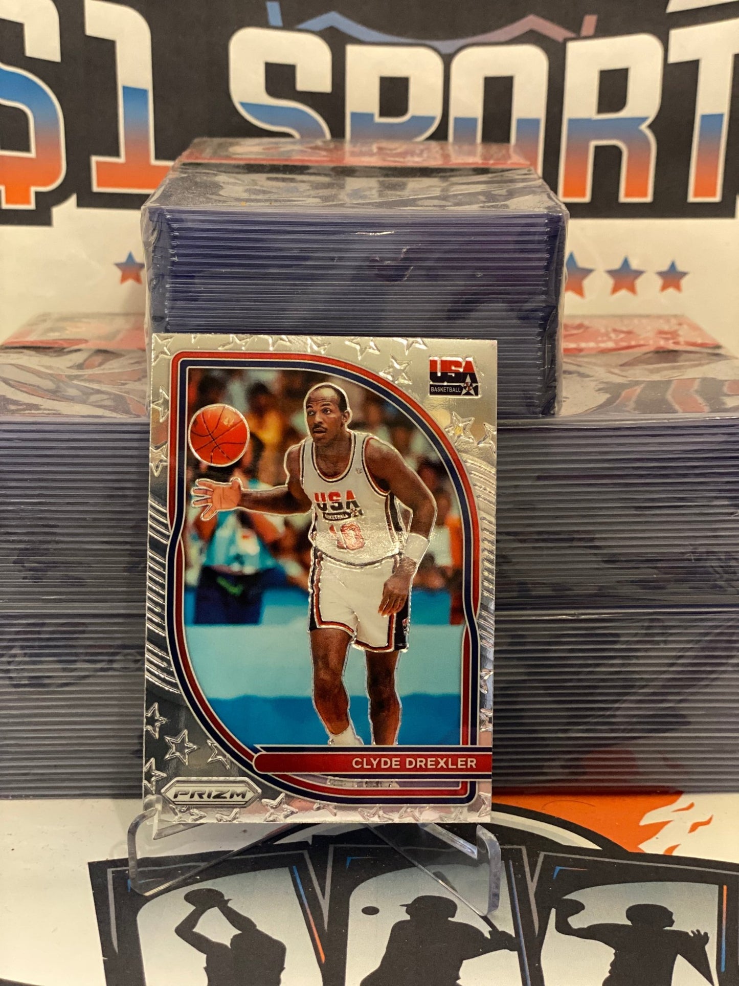 2020 Panini Prizm (USAB) Clyde Drexler #6