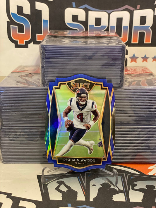 2020 Panini Select (Blue Die Cut Prizm) Deshaun Watson #127