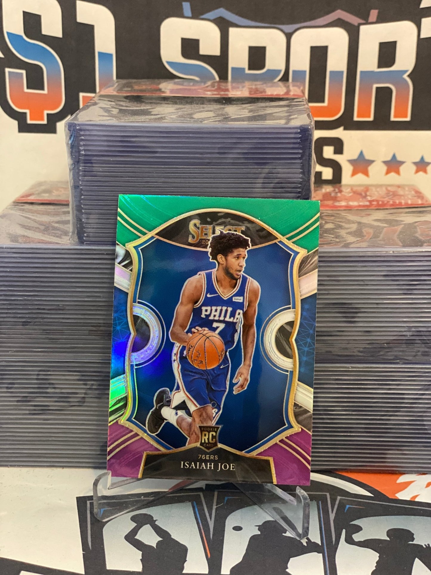 2020 Panini Select (Green White Purple Prizm) Isaiah Joe Rookie #99