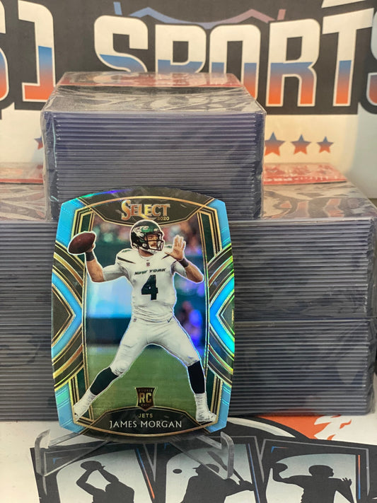 2020 Panini Select (Light Blue Die Cut Prizm) James Morgan Rookie #284