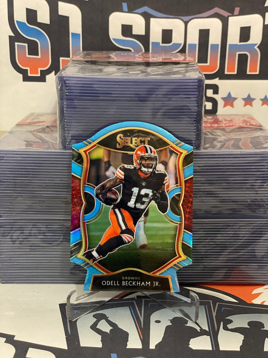 2020 Panini Select (Light Blue Die Cut Prizm) Odell Beckham Jr. #25