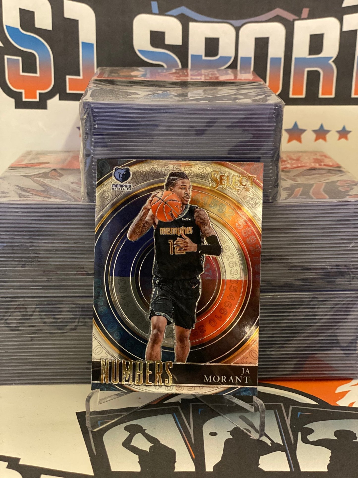 2020 Panini Select (Numbers) Ja Morant #18