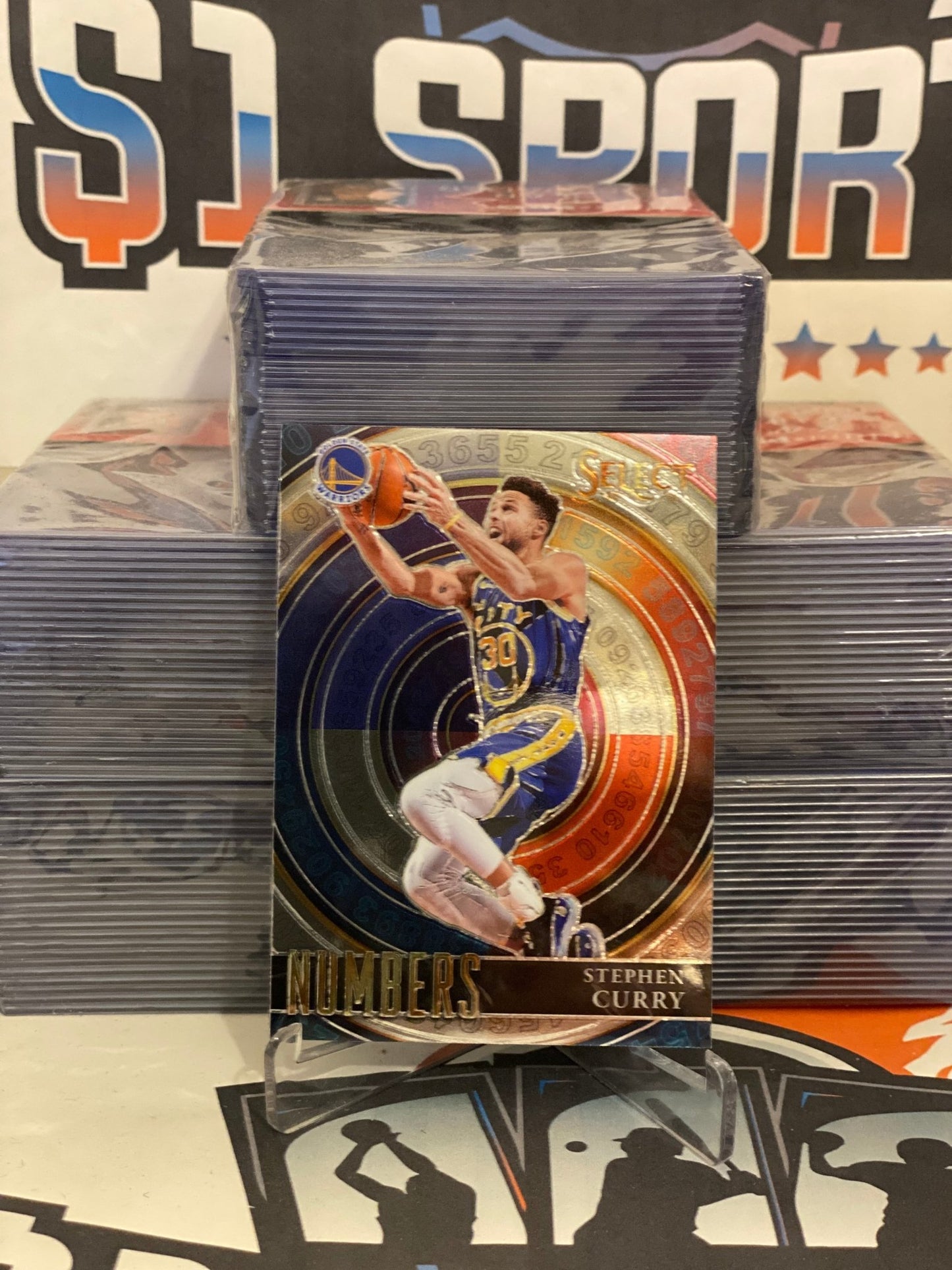2020 Panini Select (Numbers) Stephen Curry #30