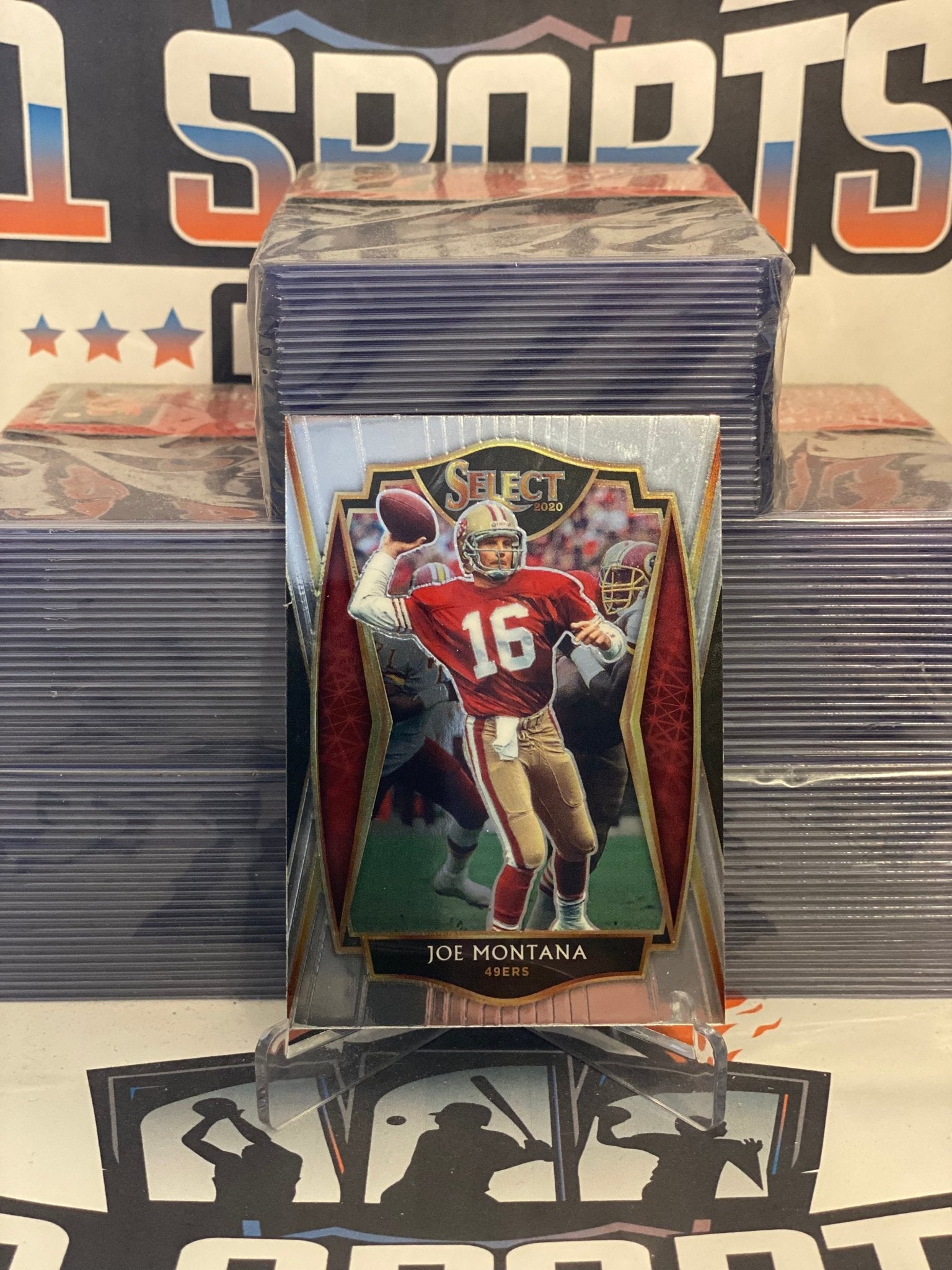 2020 Panini Select (Premier Level) Joe Montana #118 – $1 Sports Cards