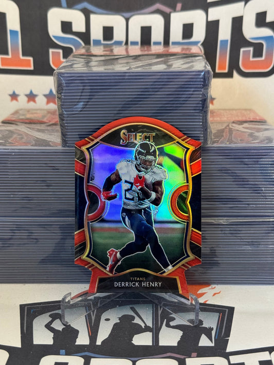 2020 Panini Select (Red Die Cut Prizm) Derrick Henry #41