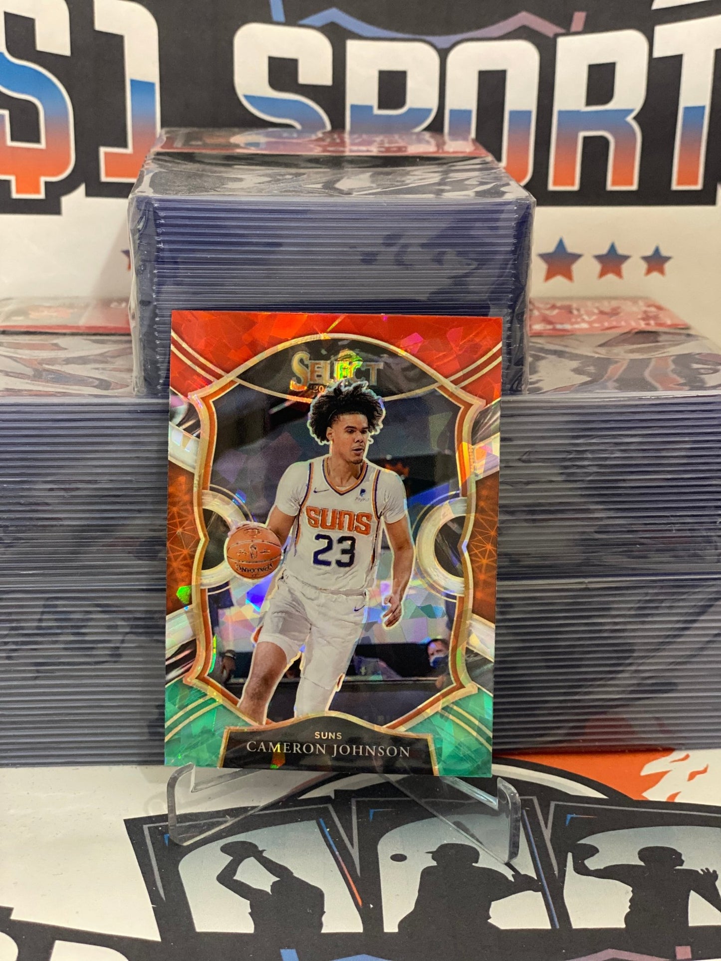 2020 Panini Select (Red White Green Ice Prizm) Cameron Johnson #21