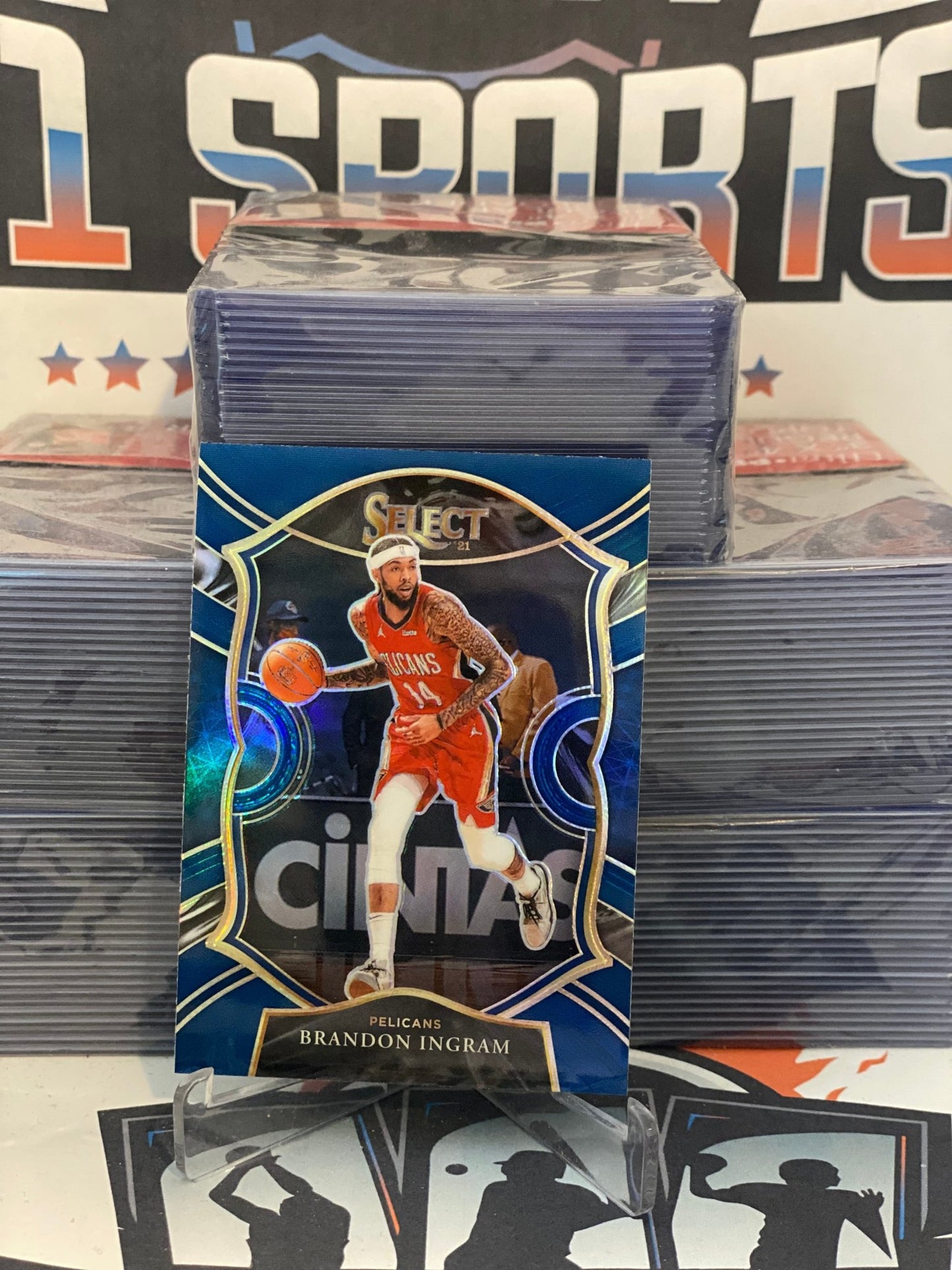 2020 Panini Select (Silver Prizm) Brandon Ingram #53