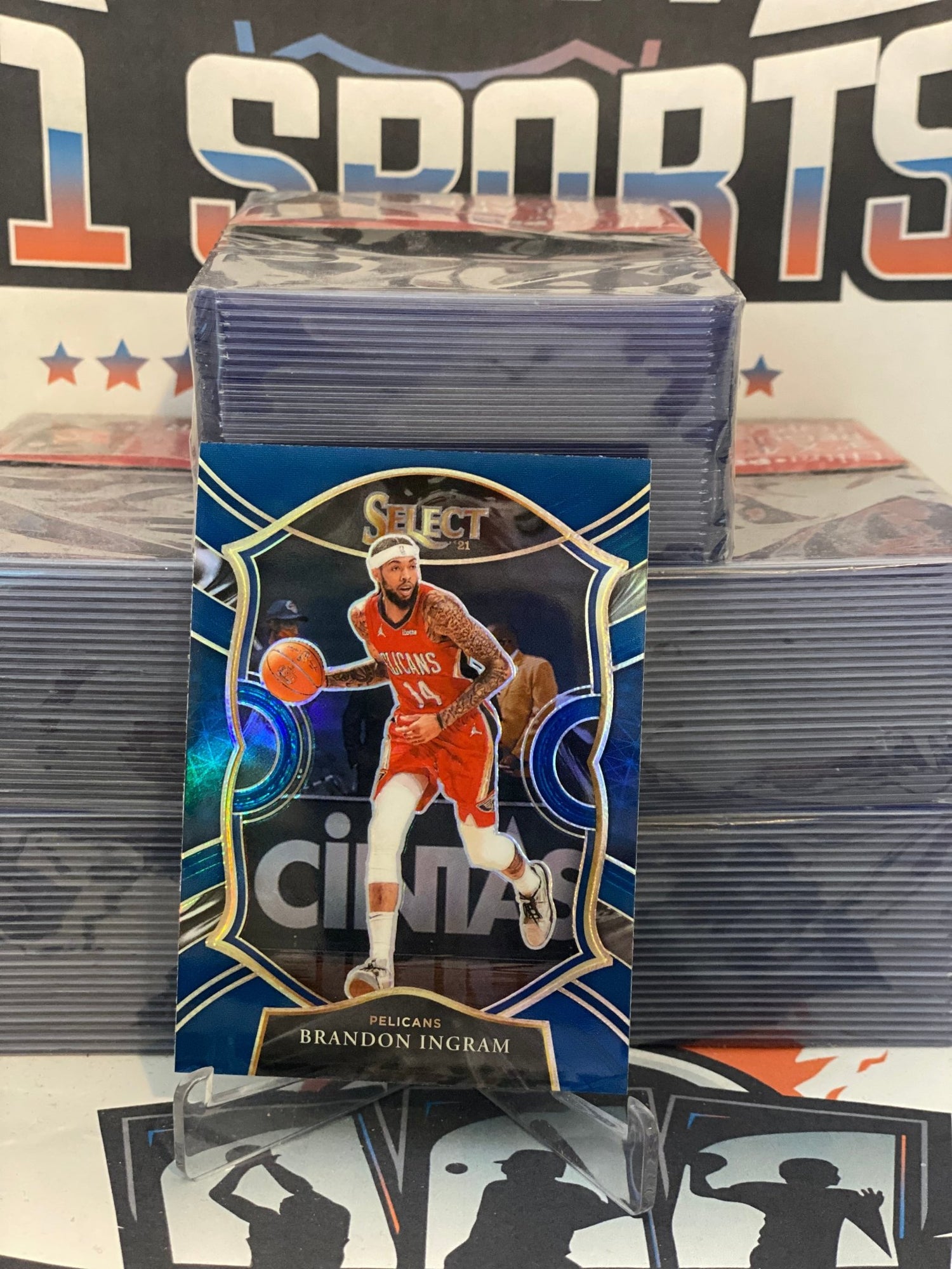 2020 Panini Select (Silver Prizm) Brandon Ingram #53