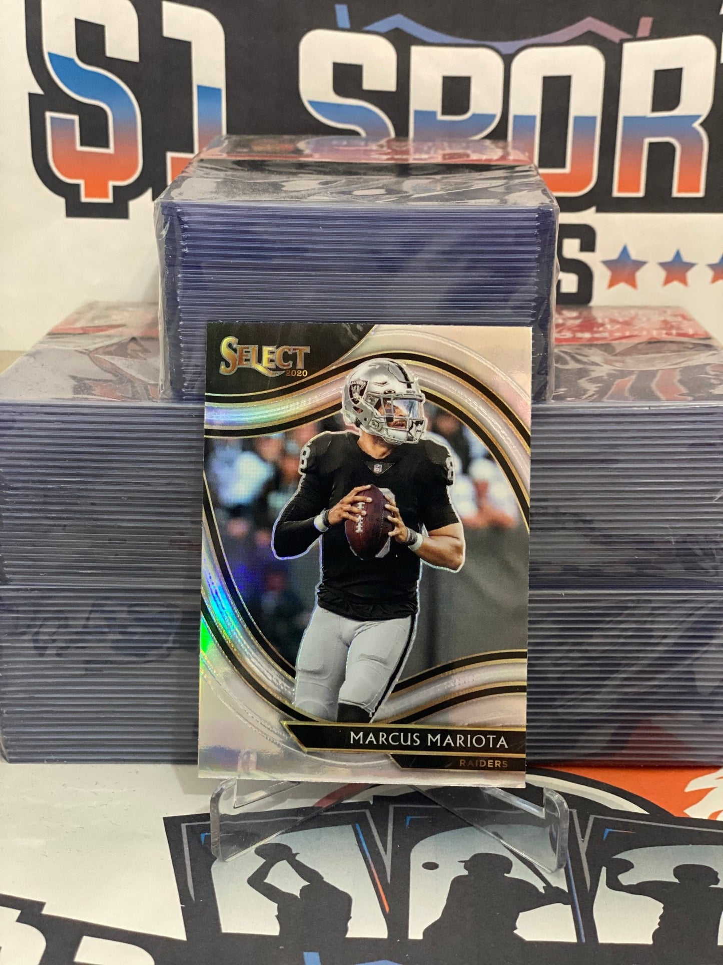 2020 Panini Select (Silver Prizm, Field Level) Marcus Mariota #339