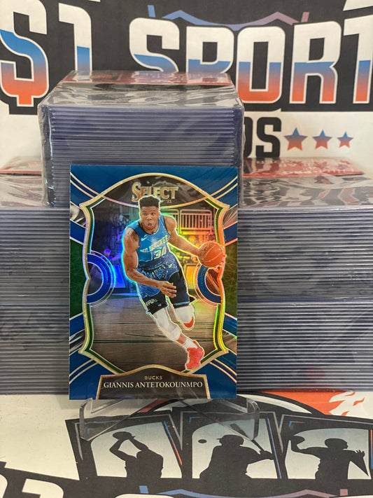 2020 Panini Select (Silver Prizm) Giannis Antetokounmpo #54