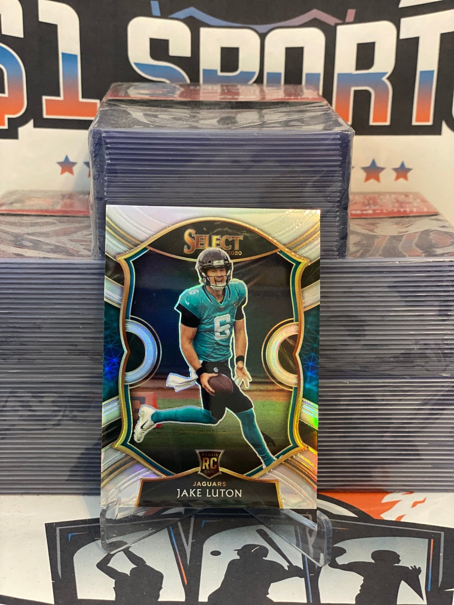 2020 Panini Select (Silver Prizm) Jake Luton Rookie #98