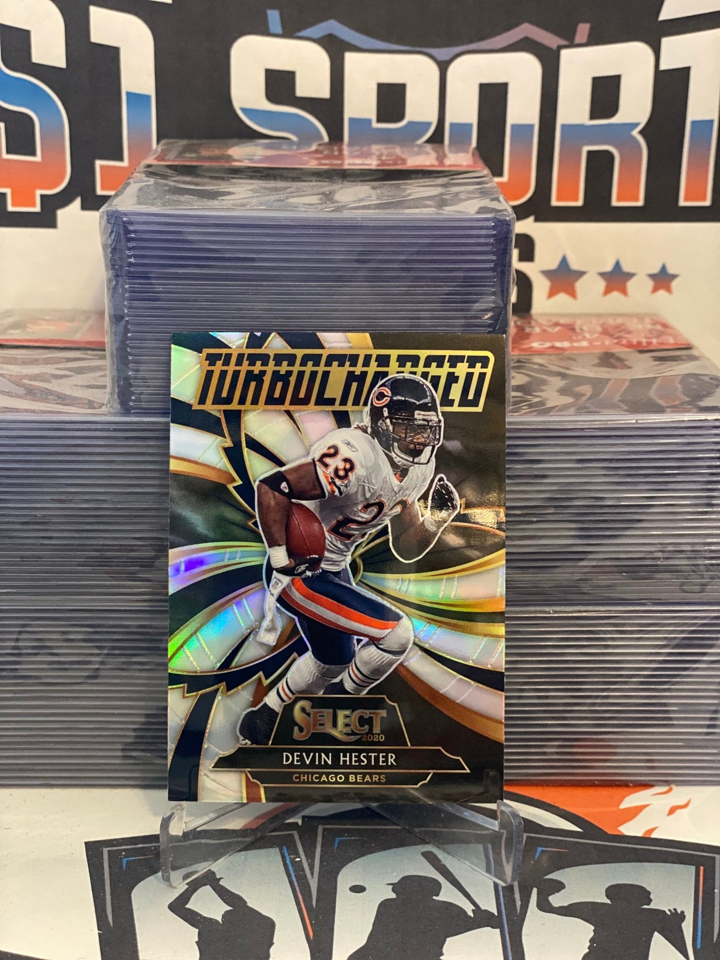 2020 Panini Select (Silver Prizm, Turbocharged) Devin Hester #T15